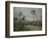 The Road of Louveciennes-Camille Pissarro-Framed Giclee Print