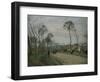 The Road of Louveciennes-Camille Pissarro-Framed Giclee Print