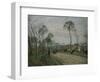 The Road of Louveciennes-Camille Pissarro-Framed Giclee Print