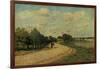 The Road of Mantes, 1874-Alfred Sisley-Framed Art Print