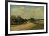 The Road of Mantes, 1874-Alfred Sisley-Framed Premium Giclee Print