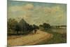 The Road of Mantes, 1874-Alfred Sisley-Mounted Premium Giclee Print