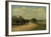 The Road of Mantes, 1874-Alfred Sisley-Framed Art Print