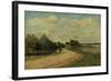 The Road of Mantes, 1874-Alfred Sisley-Framed Art Print