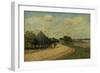 The Road of Mantes, 1874-Alfred Sisley-Framed Art Print