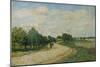 The Road of Mantes, 1874-Alfred Sisley-Mounted Giclee Print