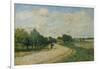 The Road of Mantes, 1874-Alfred Sisley-Framed Giclee Print