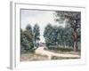 The Road of Saint-Mammes - In the morning (Le Chemin de Saint-Mammes - Le matin). 1890-Alfred Sisley-Framed Giclee Print