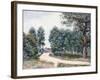 The Road of Saint-Mammes - In the morning (Le Chemin de Saint-Mammes - Le matin). 1890-Alfred Sisley-Framed Giclee Print