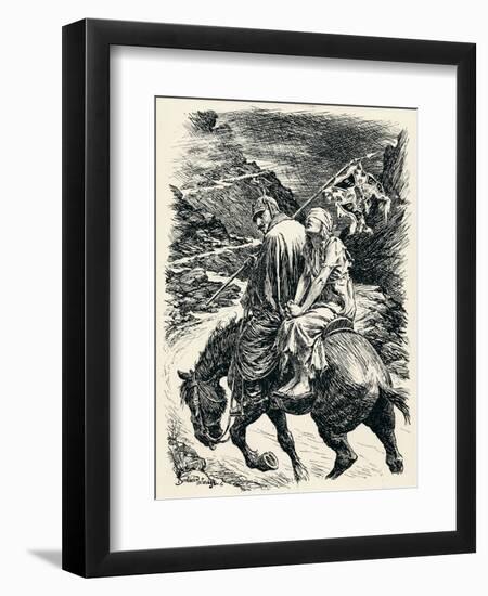 The Road of Victory - Stage Vi, C1920-Bernard Partridge-Framed Premium Giclee Print