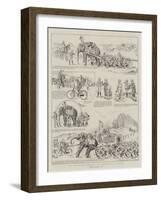 The Road-Skating Elephant, an Anglo-American Alliance-null-Framed Giclee Print