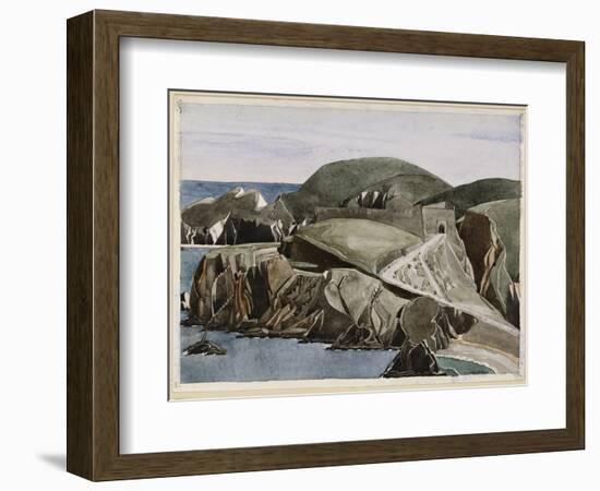 The Road Through the Rocks, C.1926-27-Charles Rennie Mackintosh-Framed Giclee Print