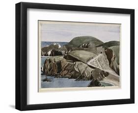 The Road Through the Rocks, C.1926-27-Charles Rennie Mackintosh-Framed Giclee Print