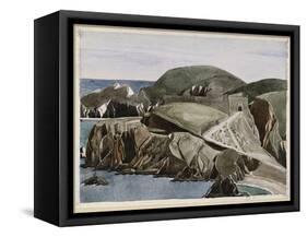 The Road Through the Rocks, C.1926-27-Charles Rennie Mackintosh-Framed Stretched Canvas