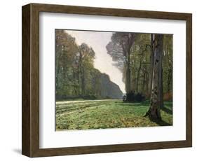 The Road to Bas-Breau, Fontainebleau, circa 1865-Claude Monet-Framed Premium Giclee Print