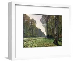 The Road to Bas-Breau, Fontainebleau, circa 1865-Claude Monet-Framed Premium Giclee Print