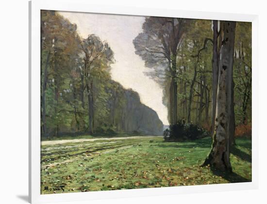 The Road to Bas-Breau, Fontainebleau, circa 1865-Claude Monet-Framed Giclee Print