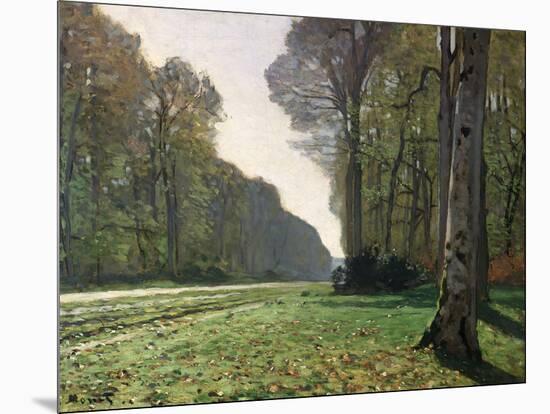 The Road to Bas-Breau, Fontainebleau, circa 1865-Claude Monet-Mounted Giclee Print