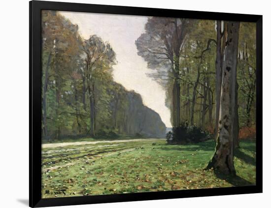 The Road to Bas-Breau, Fontainebleau, circa 1865-Claude Monet-Framed Giclee Print