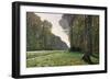 The Road to Bas-Breau, Fontainebleau, circa 1865-Claude Monet-Framed Giclee Print