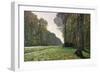 The Road to Bas-Breau, Fontainebleau, circa 1865-Claude Monet-Framed Giclee Print