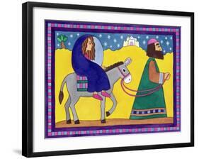 The Road to Bethlehem-Cathy Baxter-Framed Giclee Print