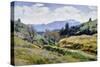 The Road to Blue Mountain-Emil J Kosa, Jr-Stretched Canvas