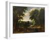 The Road to Boitsfort from Auderghem and the Ten Reuken Pond-Jacques d'Arthois-Framed Giclee Print