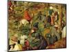 The Road to Calvary, 1564-Pieter Bruegel the Elder-Mounted Giclee Print