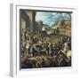 The Road to Calvary, 1638-Canaletto-Framed Giclee Print