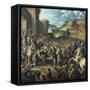 The Road to Calvary, 1638-Canaletto-Framed Stretched Canvas