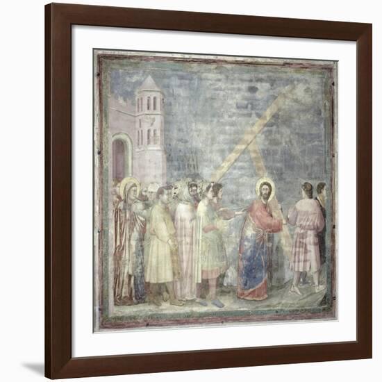 The Road to Calvary, circa 1305-Giotto di Bondone-Framed Giclee Print