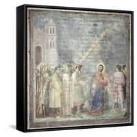 The Road to Calvary, circa 1305-Giotto di Bondone-Framed Stretched Canvas