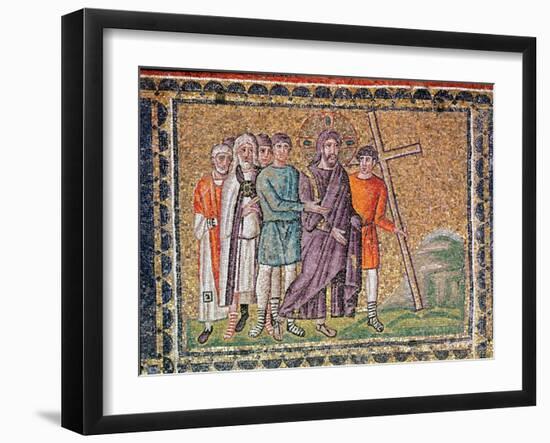 The Road to Calvary, Scenes from the Life of Christ-Byzantine School-Framed Giclee Print
