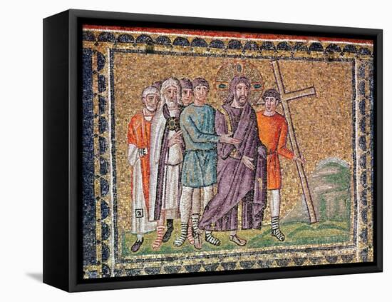 The Road to Calvary, Scenes from the Life of Christ-Byzantine School-Framed Stretched Canvas