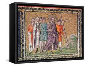 The Road to Calvary, Scenes from the Life of Christ-Byzantine School-Framed Stretched Canvas