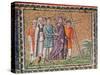 The Road to Calvary, Scenes from the Life of Christ-Byzantine School-Stretched Canvas