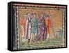 The Road to Calvary, Scenes from the Life of Christ-Byzantine School-Framed Stretched Canvas
