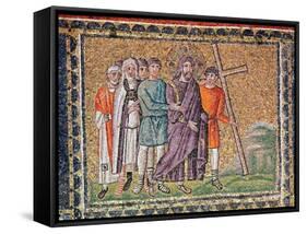 The Road to Calvary, Scenes from the Life of Christ-Byzantine School-Framed Stretched Canvas