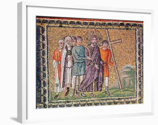 The Road to Calvary, Scenes from the Life of Christ-Byzantine School-Framed Giclee Print