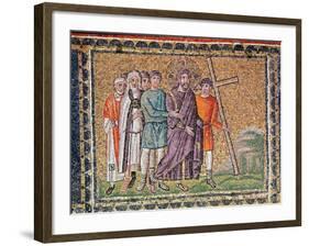 The Road to Calvary, Scenes from the Life of Christ-Byzantine School-Framed Giclee Print