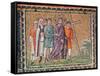 The Road to Calvary, Scenes from the Life of Christ-Byzantine School-Framed Stretched Canvas