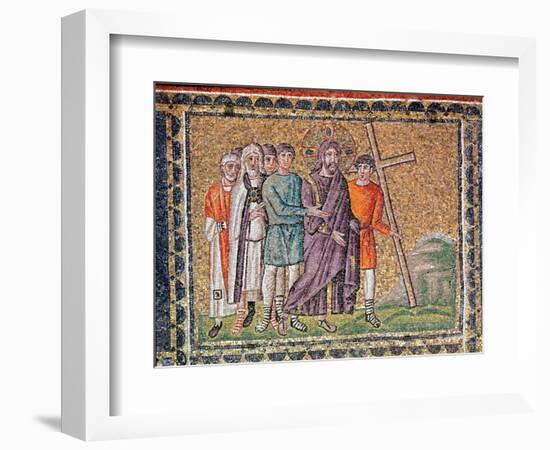 The Road to Calvary, Scenes from the Life of Christ-Byzantine School-Framed Giclee Print