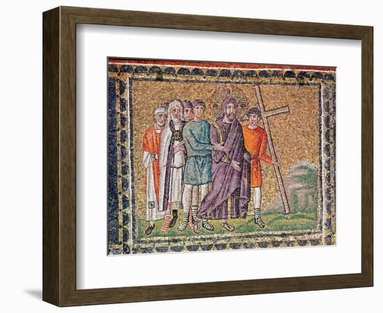 The Road to Calvary, Scenes from the Life of Christ-Byzantine School-Framed Premium Giclee Print