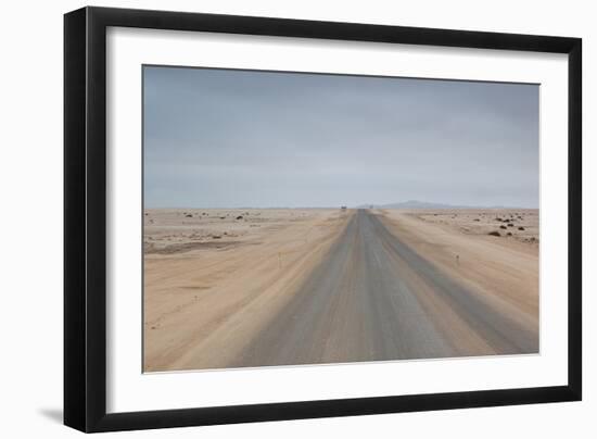 The Road to Cape Cross, Namibia-Alex Saberi-Framed Photographic Print