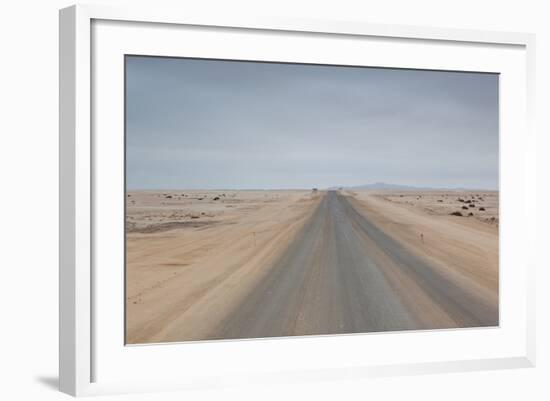 The Road to Cape Cross, Namibia-Alex Saberi-Framed Photographic Print