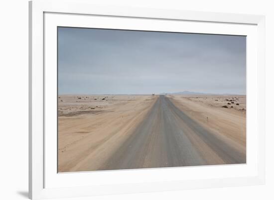 The Road to Cape Cross, Namibia-Alex Saberi-Framed Photographic Print