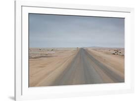 The Road to Cape Cross, Namibia-Alex Saberi-Framed Photographic Print