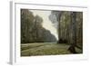 The Road to Chailly (The Forest of Fontainebleau), C. 1865-Claude Monet-Framed Giclee Print