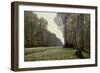 The Road to Chailly (The Forest of Fontainebleau), C. 1865-Claude Monet-Framed Giclee Print